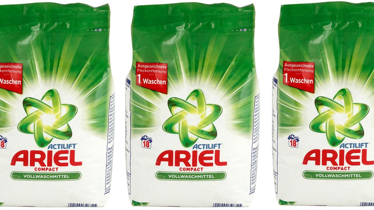 Warum Ariel Compact Actilift im Vollwaschmittel-Test am wenigsten überzeugt