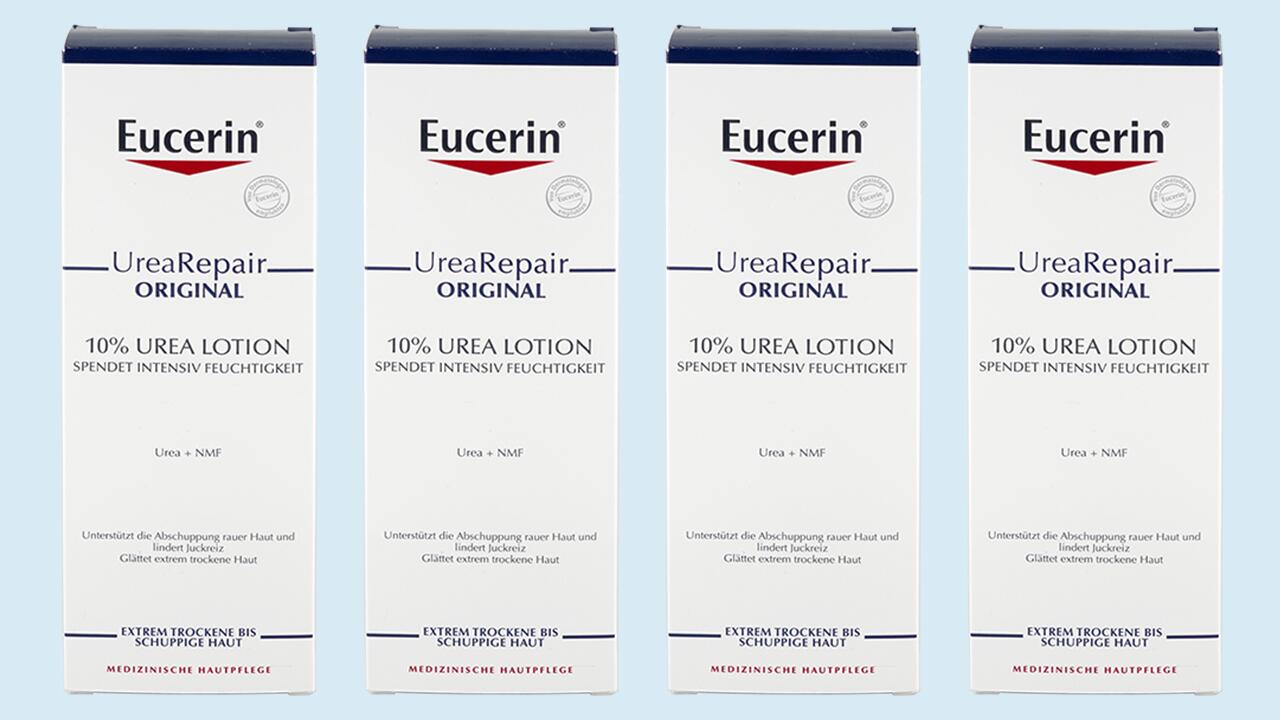 Wegen problematischer Inhaltsstoffe können wir die Eucerin Urea Repair Original 10% Urea Lotion nicht empfehlen.