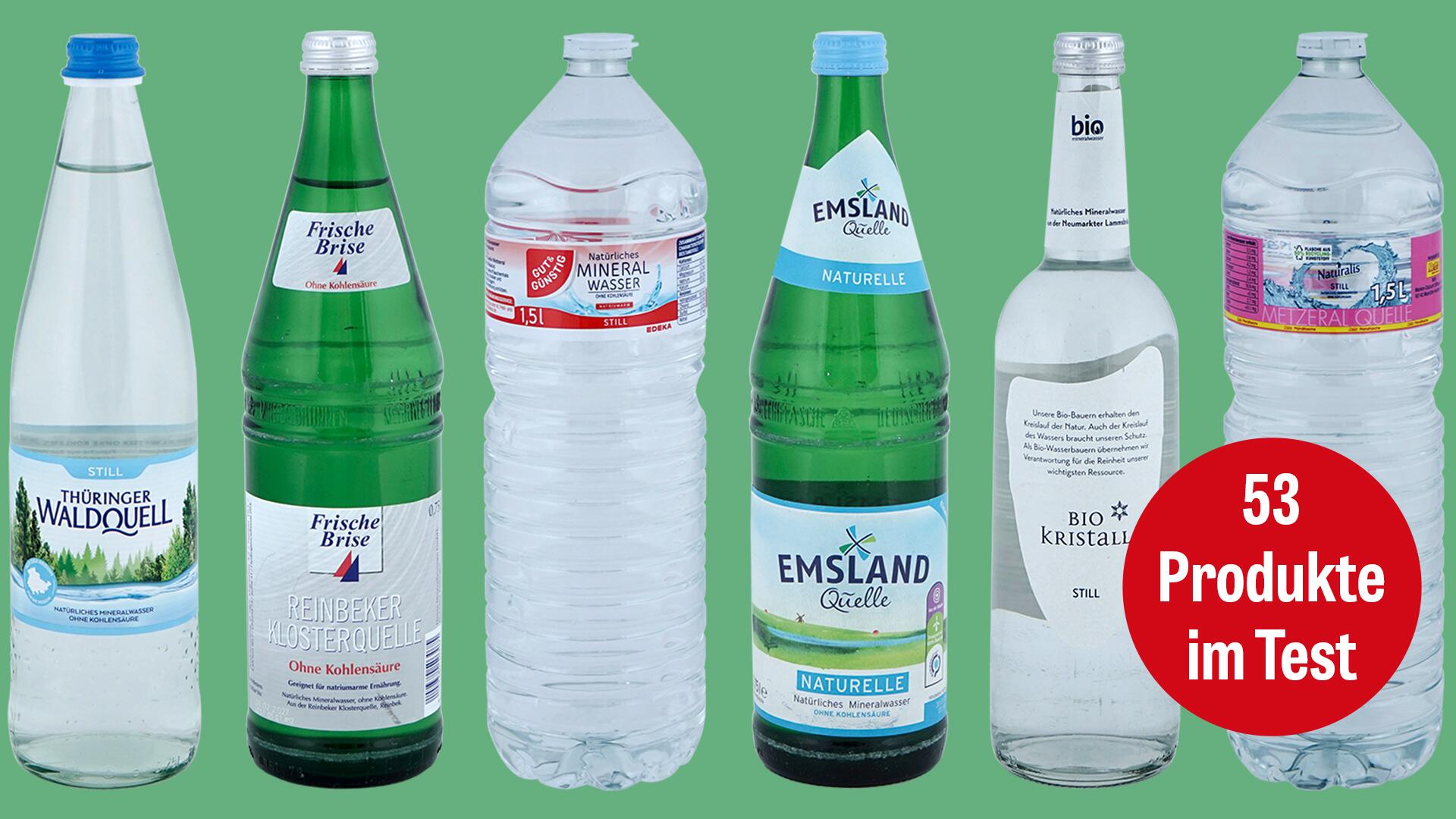 Welches ist das beste stille Mineralwasser?