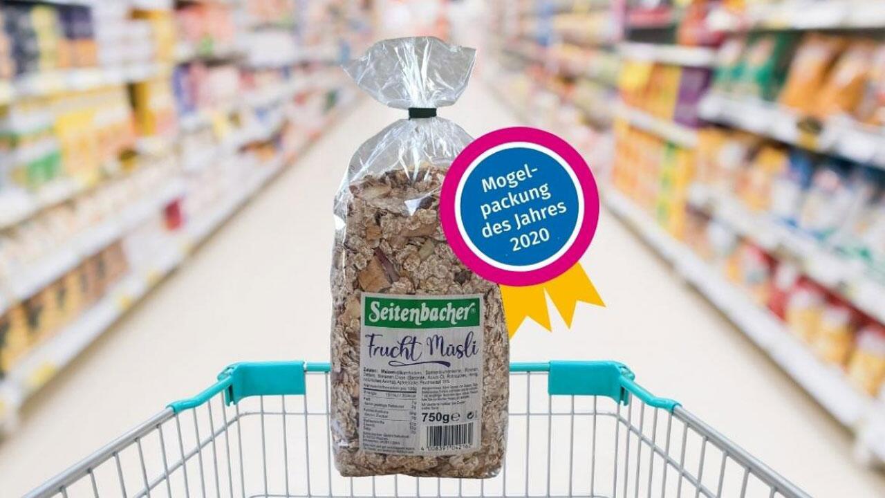 Weniger drin und dazu noch teurer: Seitenbacher Müsli ist Mogelpackung des Jahres