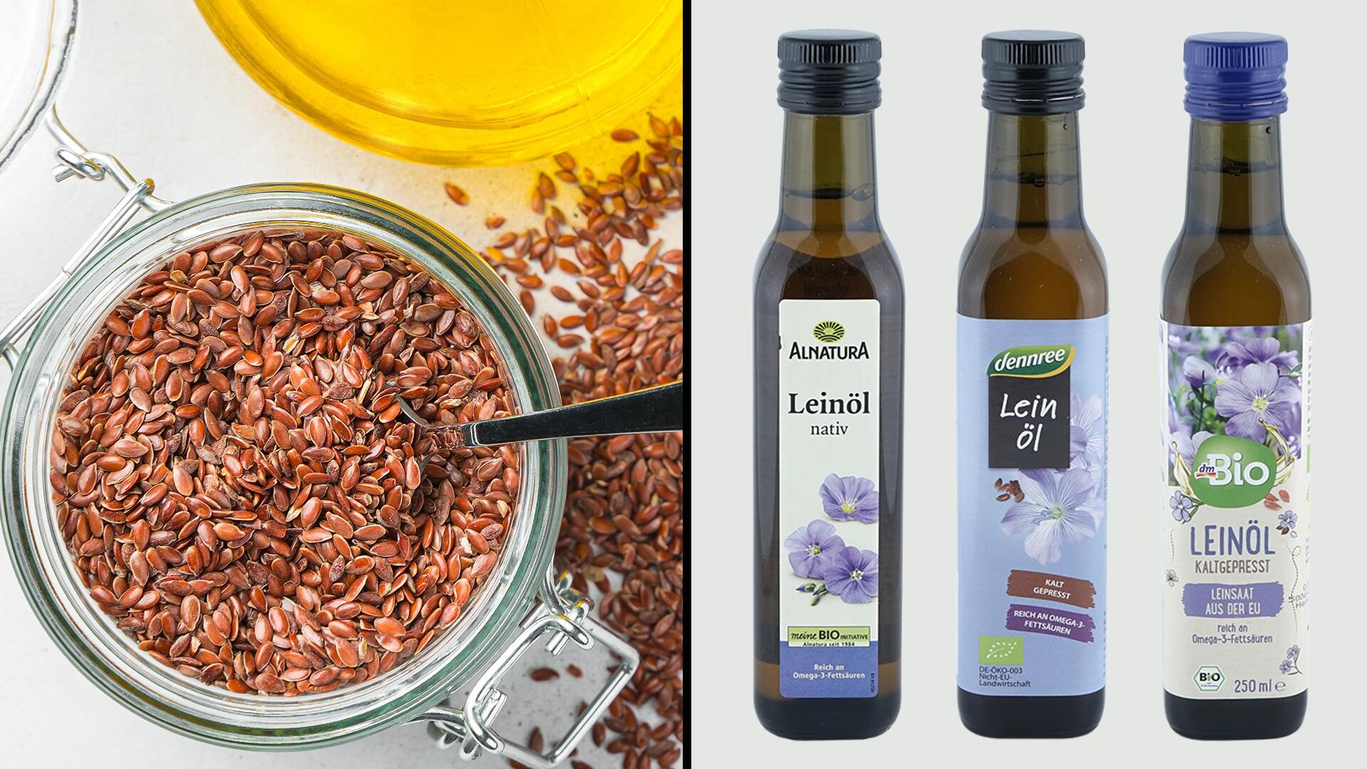 Wir haben 20 Bio-Leinöle im Labor überprüfen lassen. Wir haben 20 Bio-Leinöle im Labor überprüfen lassen.