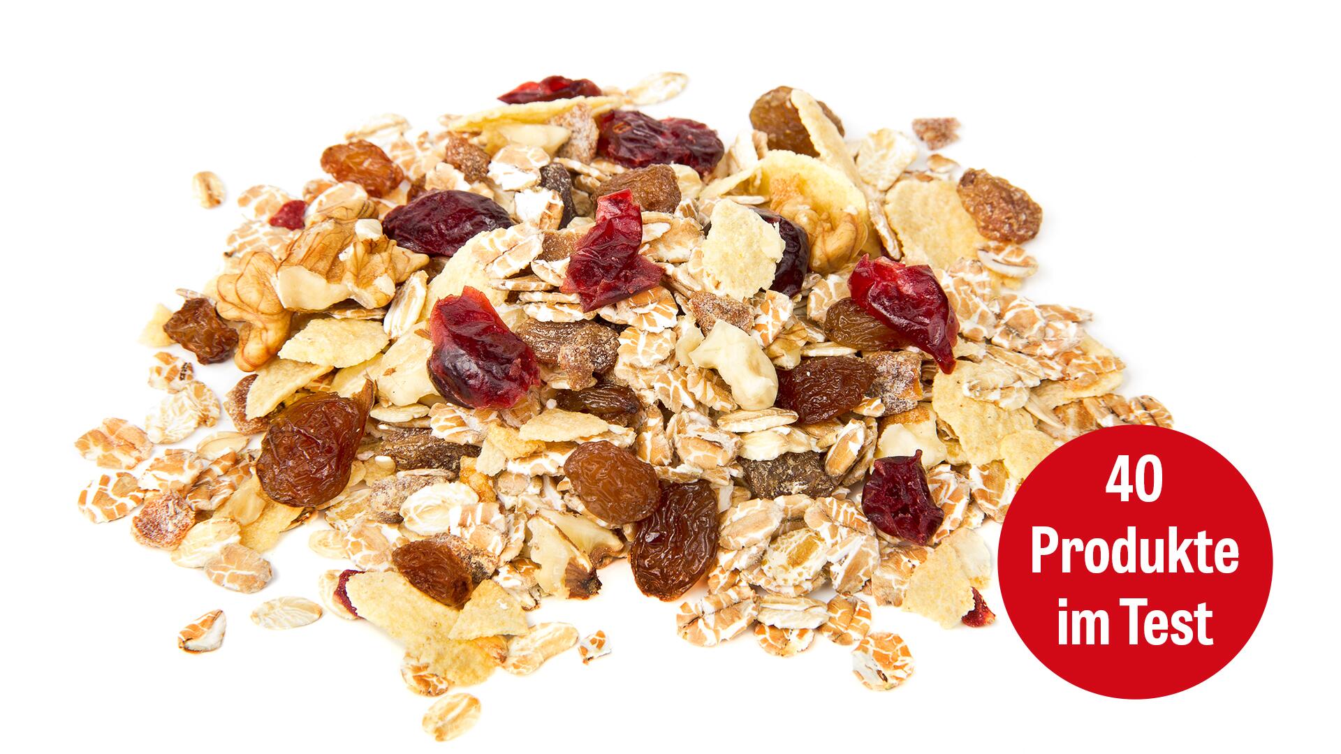 Wir haben 40 Müslis im Labor untersuchen lassen. Wir haben 40 Müslis im Labor untersuchen lassen.