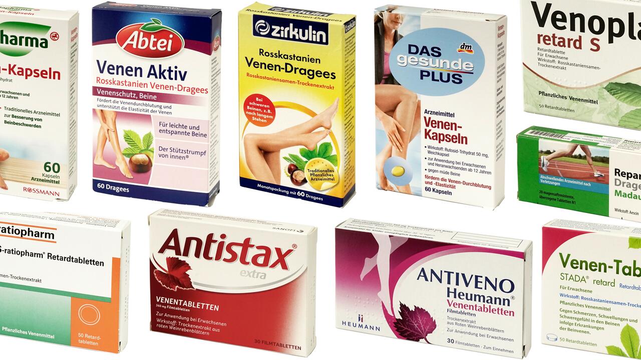 Venenmittel im Test: Mit Tabletten gegen Krampfadern und Venenschwäche? -  ÖKO-TEST