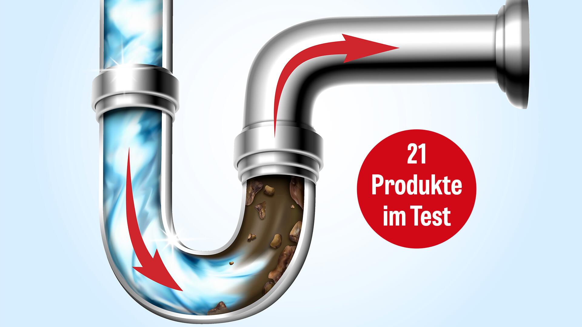 Abflussreiniger im Test: Nur ein Rohrreiniger überzeugt mit seiner Leistung