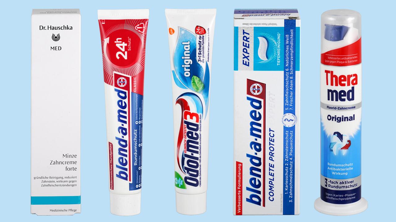 Zahnpasta im Test: Wie gut sind Elmex, Meridol, Oral B & Co.?