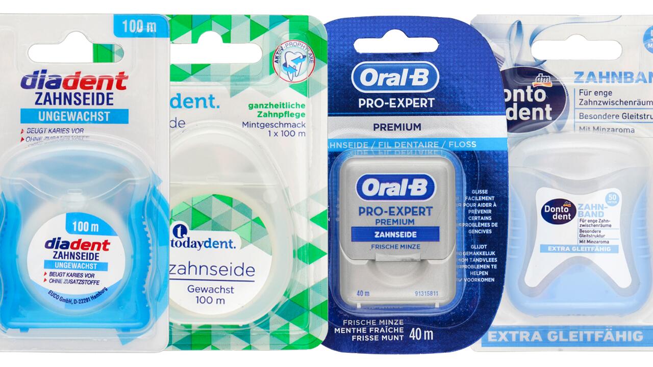 Zahnseide im Test: Oral-B, Meridol & Co. im Vergleich