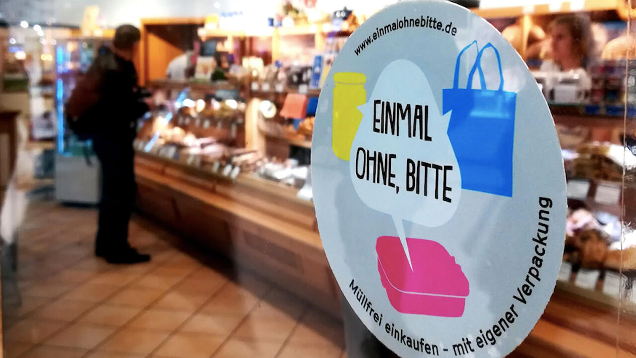 Das Label "Einmal ohne, bitte" hat sich die Vermeidung von Verpackungsmüll bei Einkauf und Take-away zum Ziel gesetzt.