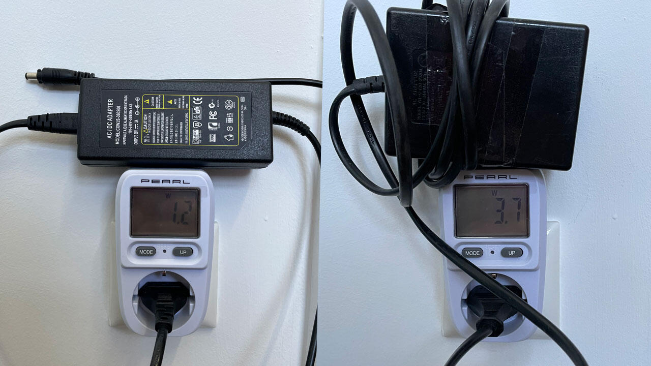 Bei einigen Netzteilen kann es sich bei der Stromrechnung bemerkbar machen, wenn Sie sie an der Steckdose lassen. Bei einigen Netzteilen kann es sich bei der Stromrechnung bemerkbar machen, wenn Sie sie an der Steckdose lassen.
