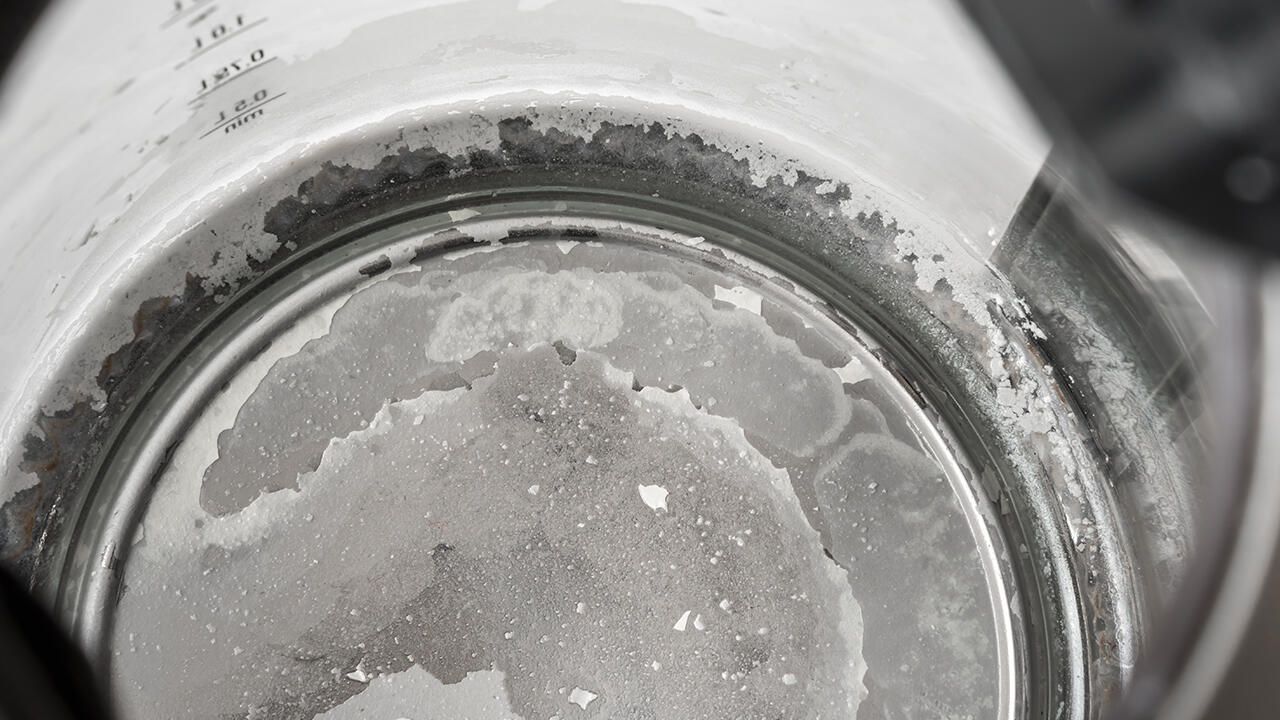 Kalk schadet nicht nur dem Wasserkocher, sondern zieht auch Bakterien an.