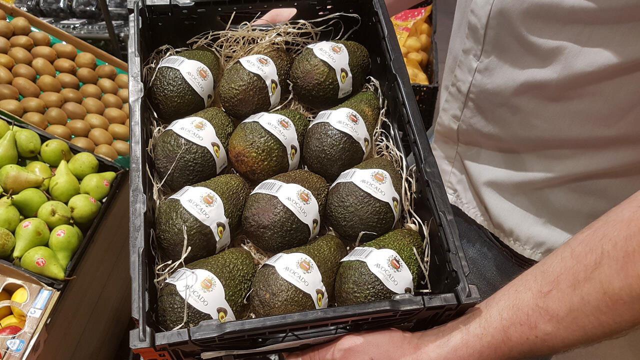 Marokkanische Avocado - dank Coating länger haltbar