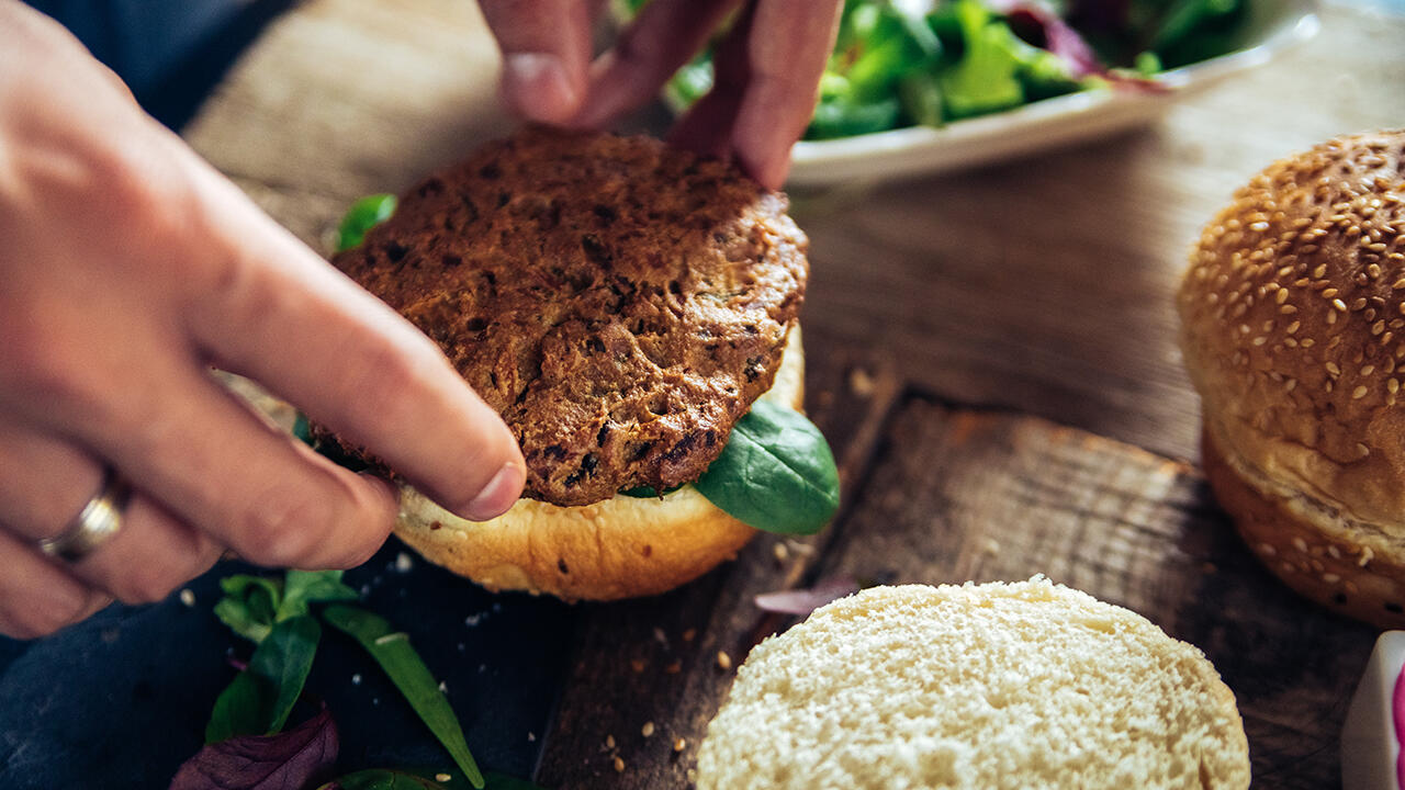 Wir haben 17 vegane Burgerpatties untersucht. Wir haben 17 vegane Burgerpatties untersucht.