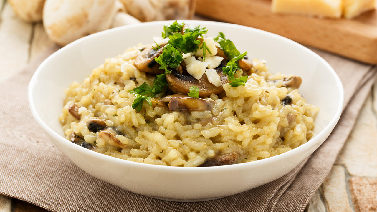 Risotto ist ein Küchenklassiker. 