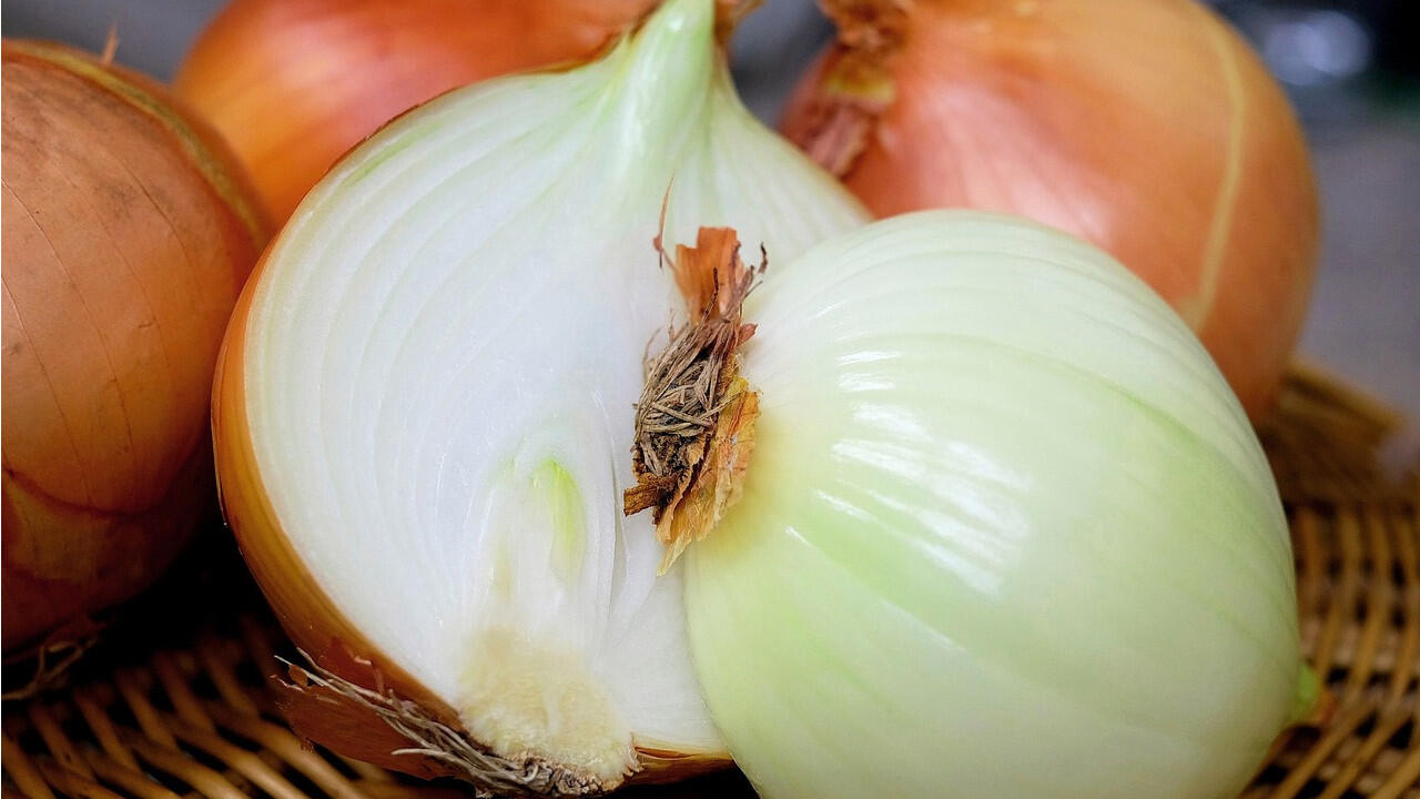 Hausmittel Zwiebel: Sie wirkt antibakteriell, und ihre ätherischen Öle lindern Ohrenschmerzen.