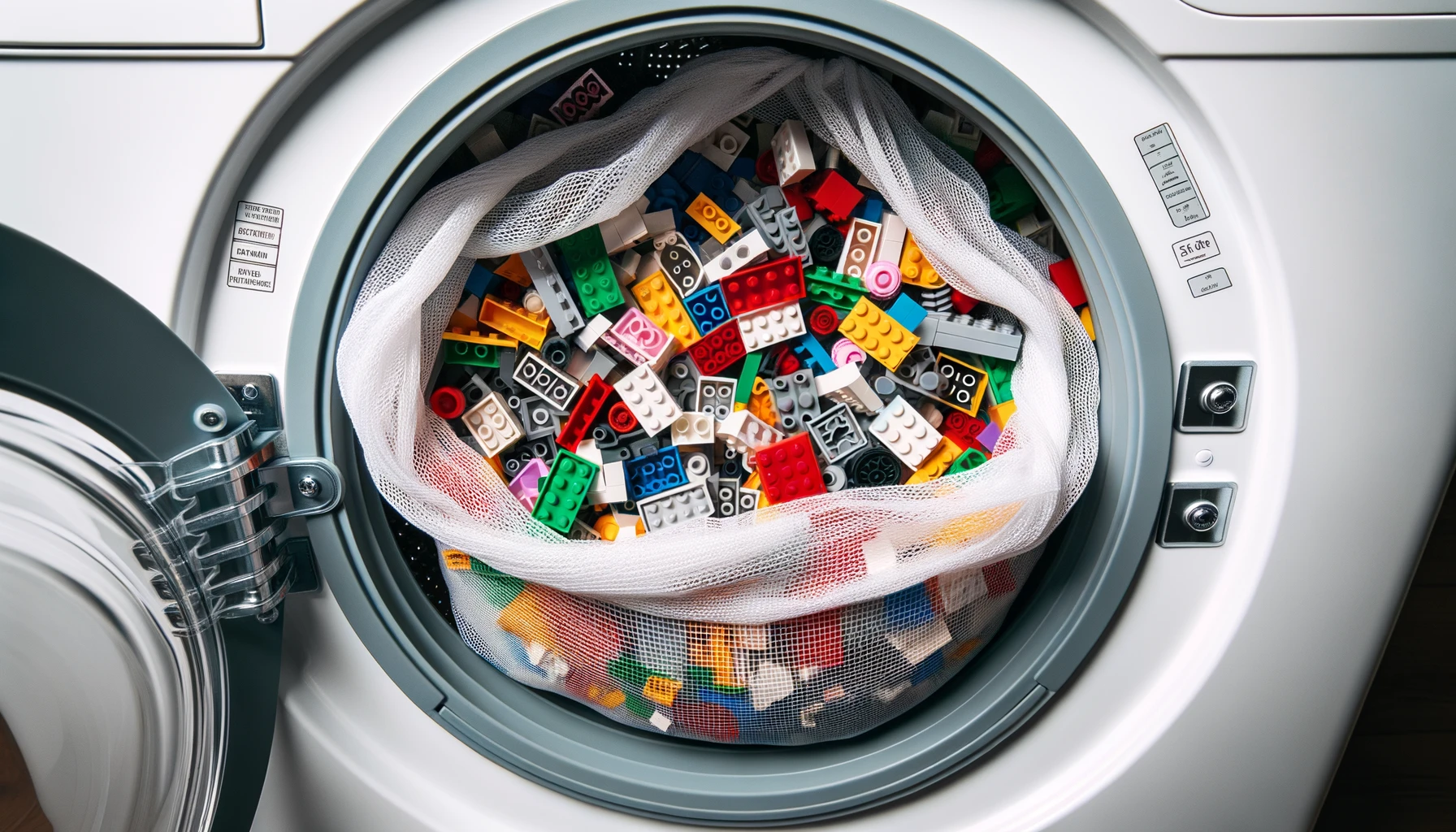 Lego-Steine kommen mit allerlei Keimen in Berührung – Sie können sie zum Glück in der Waschmaschine waschen.