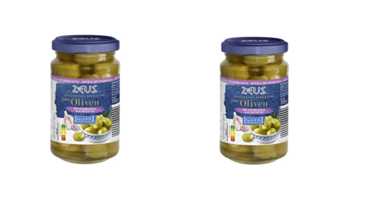 ZEUS Oliven mit Knoblauch