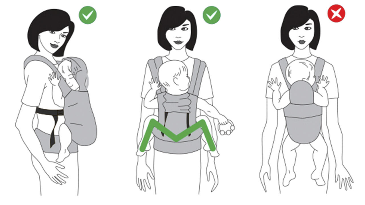 Babytragen-Test: Mehr als die Hälfte ist 