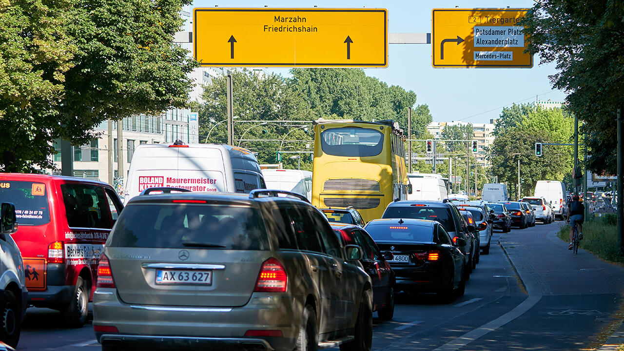 In puncto Verkehr gibt es in Deutschland laut Umweltmonitor noch Nachholbedarf.