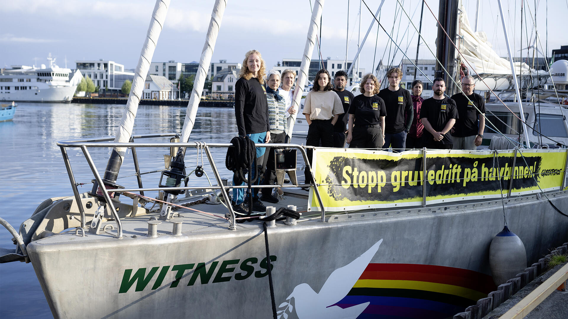 Das kleinstes Greenpeace-Segelschiff die "Witness" ist immer wieder im Einsatz. Das kleinstes Greenpeace-Segelschiff die "Witness" ist immer wieder im Einsatz.