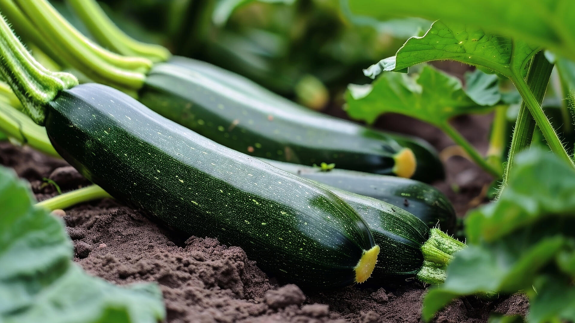 Zucchini haben in Deutschland von Juni bis in den späten Herbst Saison.