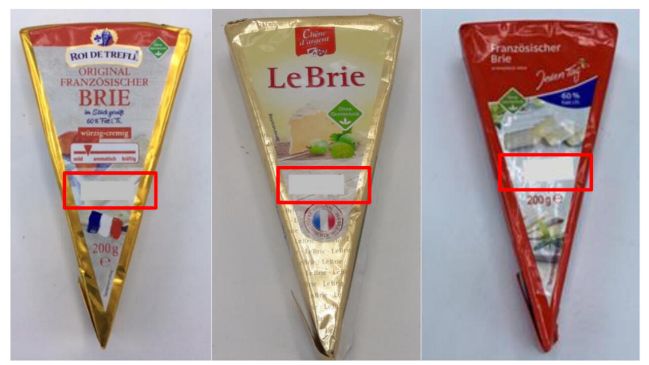 Mehrere Brie-Sorten der Lactalis Deutschland GmbH werden zurückgerufen.