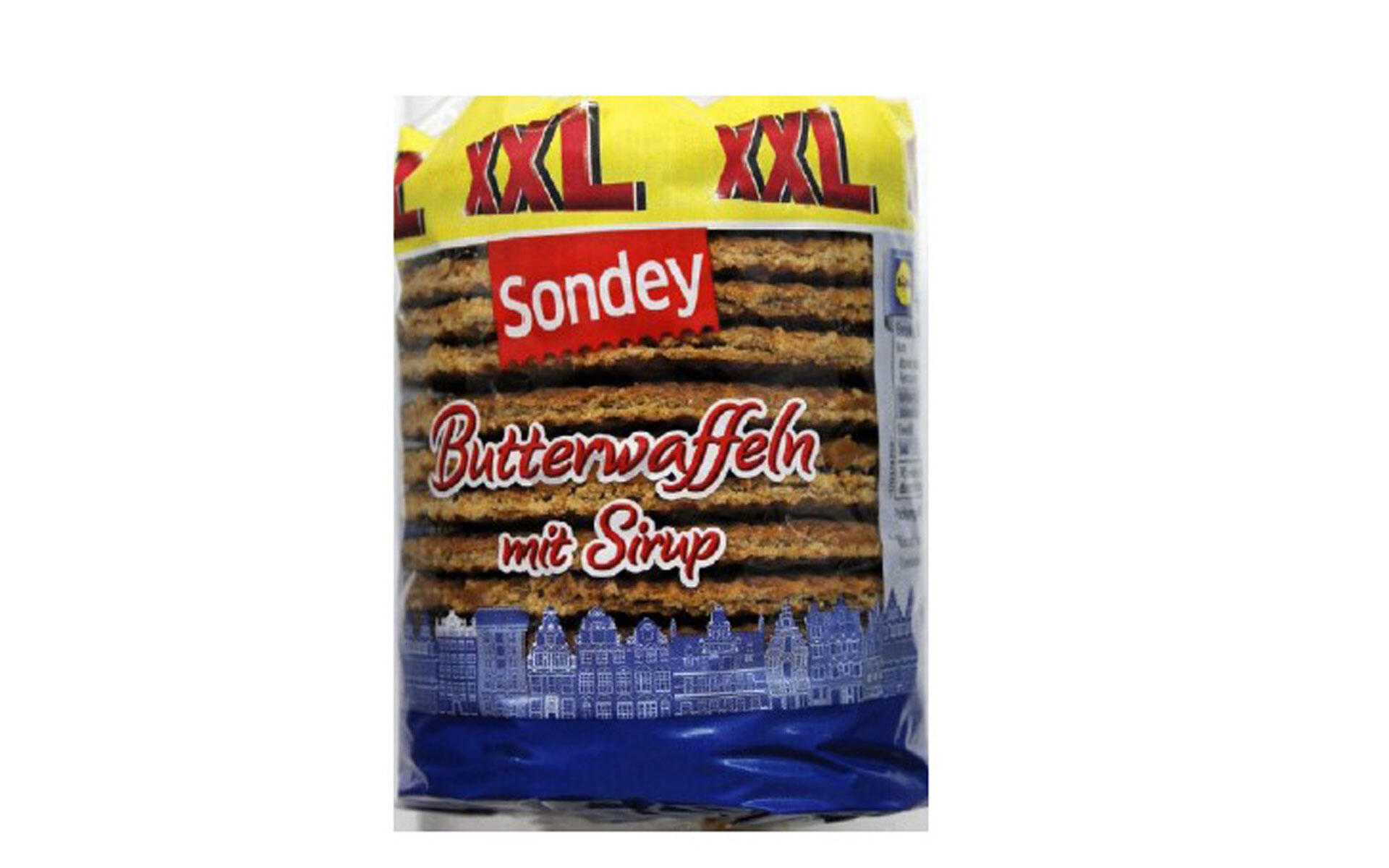 Butterwaffeln mit Sirup von Sondex