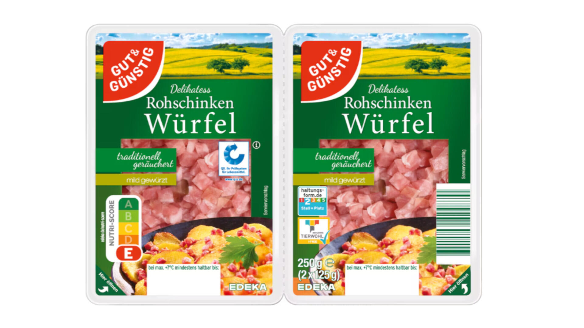 Rohschinkenwürfel von Gut&Günstig