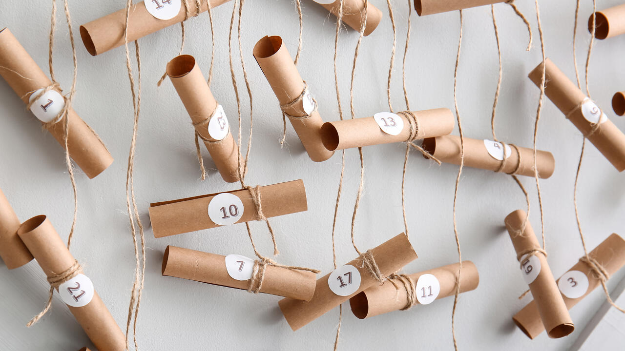 Adventskalender befüllen geht auch nachhaltig.