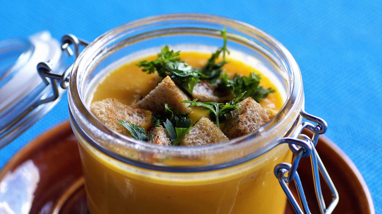 Perfektes Recycling für altes Brot: Croûtons.