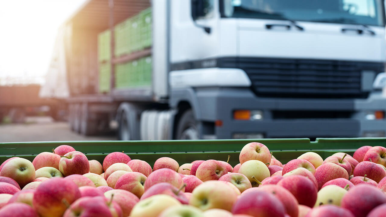 Klimabilanz von Obst und Gemüse: Die Transportmittel vom Produzenten bis zum Händler spielt dabei eine große Rolle.