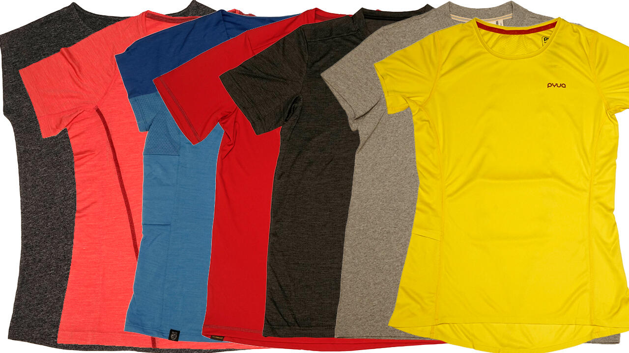 Im Funktionsshirts-Test haben wir 15 Shirts aus recycelten und nachwachsenden Fasern überprüft. Im Funktionsshirts-Test haben wir 15 Shirts aus recycelten und nachwachsenden Fasern überprüft.