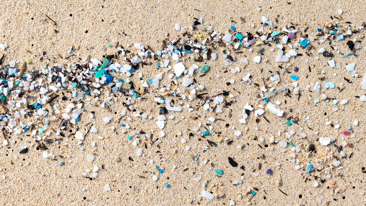 Mikroplastik ist ein großes Umweltproblem. 