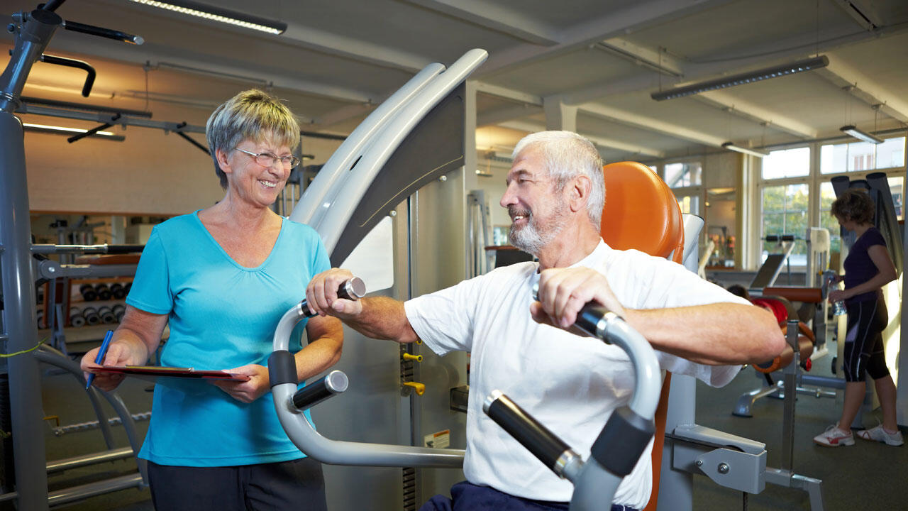 Im Fitness-Studio können Sie den ganzen Körper - und Ihre Ausdauer trainieren.