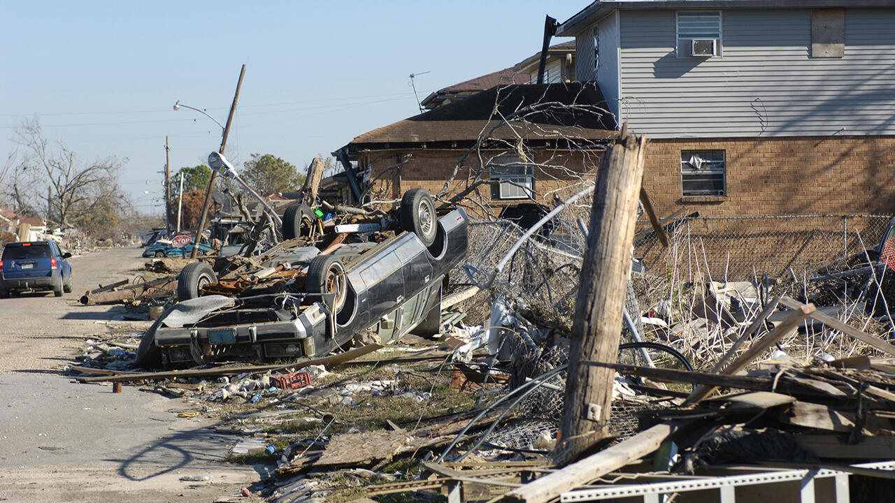 Hurrikan "Katrina" richtete 2005 in New Orleans großen Schaden an
