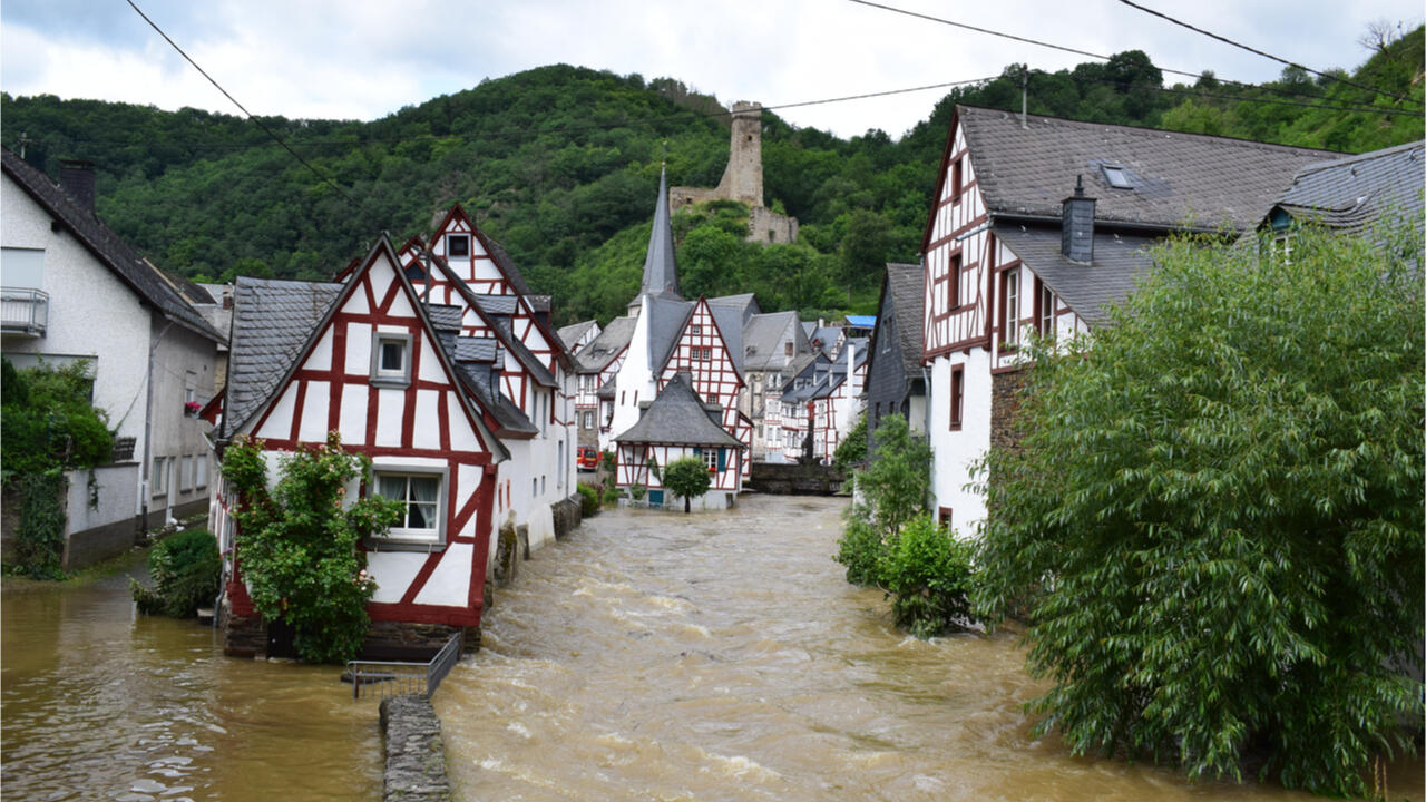 Im Juli 2021 wurde auch die Gemeinde Monreal in Rheinland-Pfalz überschwemmt. Im Juli 2021 wurde auch die Gemeinde Monreal in Rheinland-Pfalz überschwemmt.