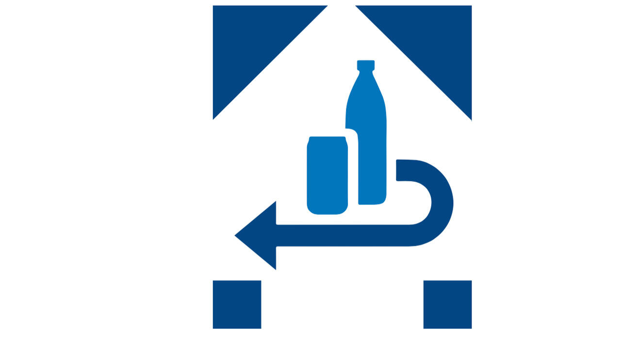 An diesem Symbol sind Einwegflaschen mit Pfand zu erkennen.