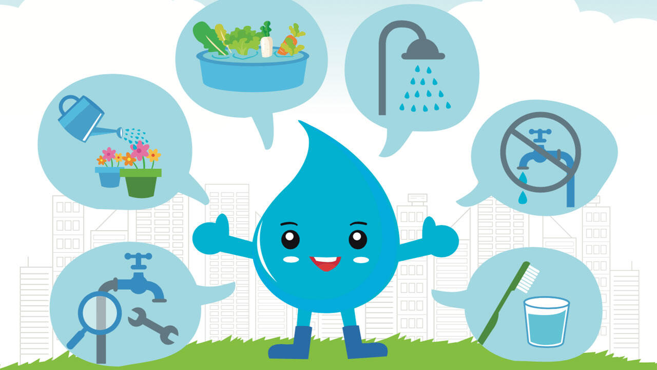 Schon mit wenigen Tipps lässt sich viel Wasser sparen. Schon mit wenigen Tipps lässt sich viel Wasser sparen.