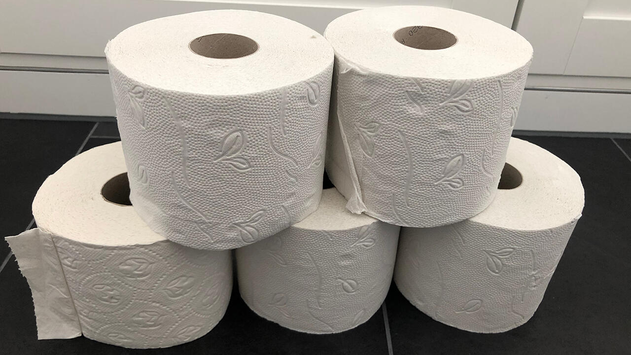 Toilettenpapier 72 Rollen weiß zart frisch Zellstoff KLO dermatologisch getestet 
