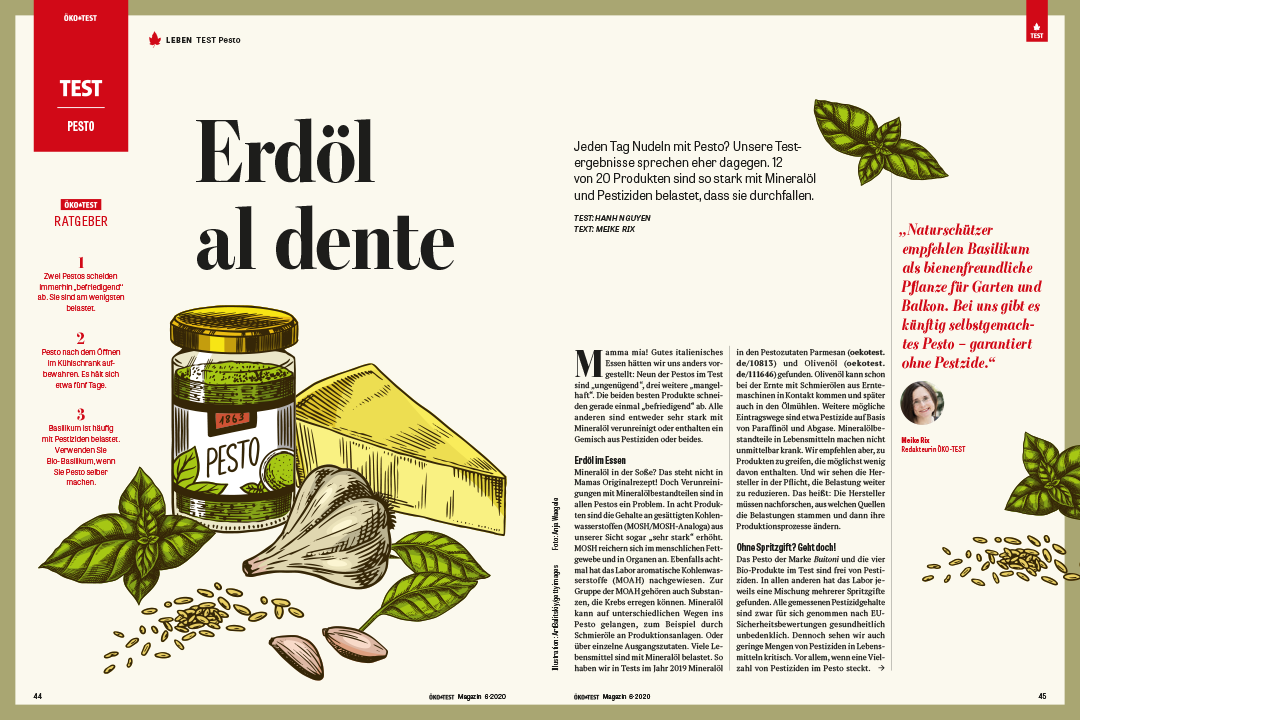 Insgesamt 212 Produkte werden in der aktuellen Ausgabe 6/2020 von ÖKO-TEST getestet. Insgesamt 212 Produkte werden in der aktuellen Ausgabe 6/2020 von ÖKO-TEST getestet.
