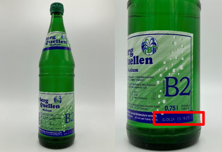 Dieses Mineralwasser wird zurückgerufen Dieses Mineralwasser wird zurückgerufen