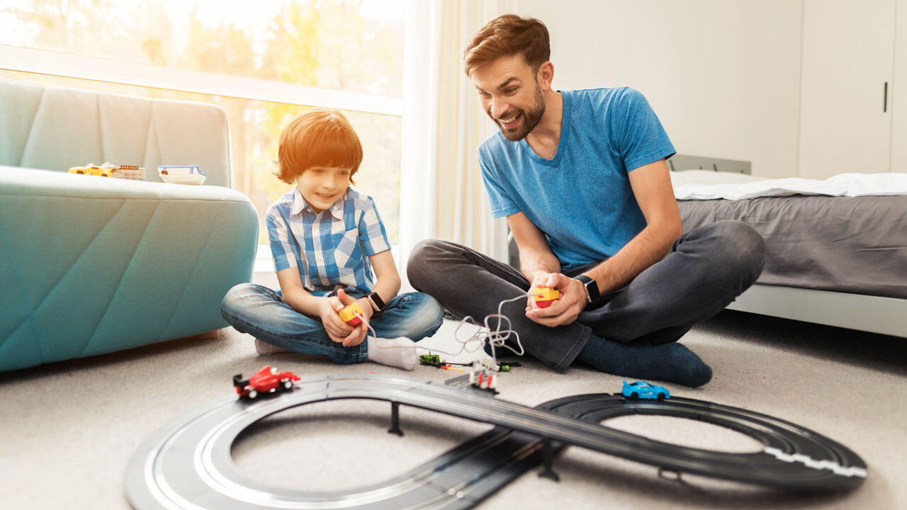 Bei größeren und ganz großen Kindern überschneiden sich die Interessen auch schon mal. Bei größeren und ganz großen Kindern überschneiden sich die Interessen auch schon mal.