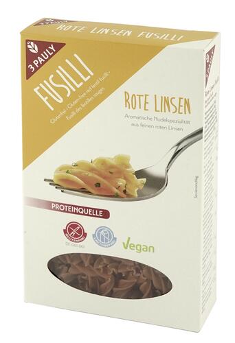 3 Pauly Fusilli Rote Linsen