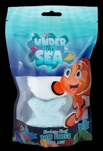 AC Under the Sea Bath Fizzer, Blueberry Blast, 4 Stück, Sprudelbad