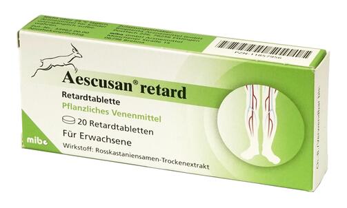 Aescusan Retard, Tabletten