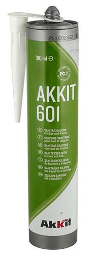 Akkit 601 Sanitär Silikon für Bad und Küche, weiß