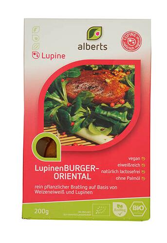 Alberts Lupinen Burger-Oriental