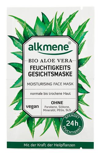 Alkmene Bio Aloe Vera Feuchtigkeits Gesichtsmaske