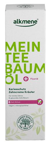 Alkmene Mein Teebaumöl + Fluorid Zahncreme Kräuter