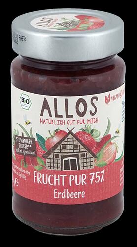 Allos Frucht pur, 75 % Erdbeere