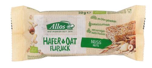 Allos Hafer Flapjack Nuss