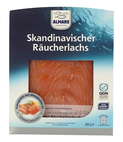 Almare Seafood Skandinavischer Räucherlachs
